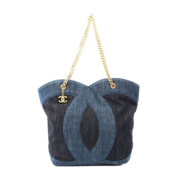 Chanel Denim Tote Bag - Picture 1 of 6